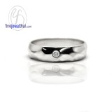 แหวนเพชร แหวนแพลทินัม แหวนหมั้นเพชร แหวนแต่งงาน -R1296DPT